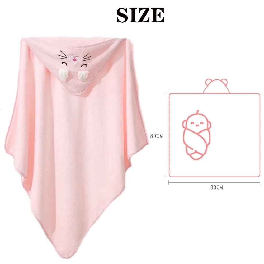 Baby Bathrobe Flannel Cloak, Cartoon Soft Hooded Spa Robe Bath Towel, Newborn Cover Up Hoodie Blanket, Little Angel Warm Sleeping Swaddle Wrap, Ultra Absorbent Toddler Bath Shower Towel Baby Bathrobe Flannel Cloak, Cartoon Soft Hooded Spa Robe Bath Towel, Newborn Cover Up Hoodie Blanket, Little Angel Warm Sleeping Swaddle Wrap, Ultra Absorbent Toddler Bath Shower Towel